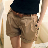 Chic Beige Summer Shorts