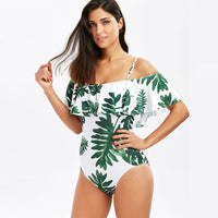 One Piece Floral Bathing Suit