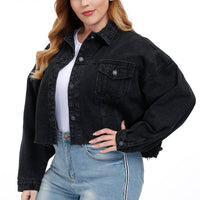 Vintage Black Denim Jacket