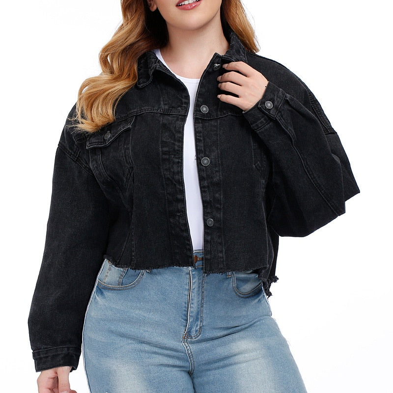 Vintage Black Denim Jacket