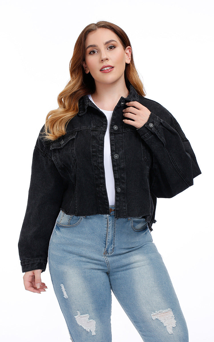 Vintage Black Denim Jacket