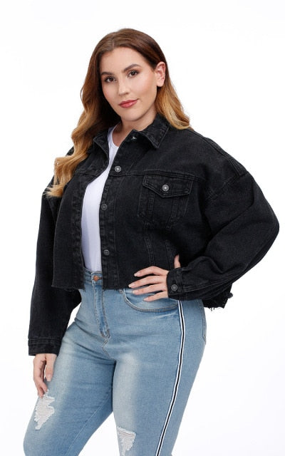 Vintage Black Denim Jacket