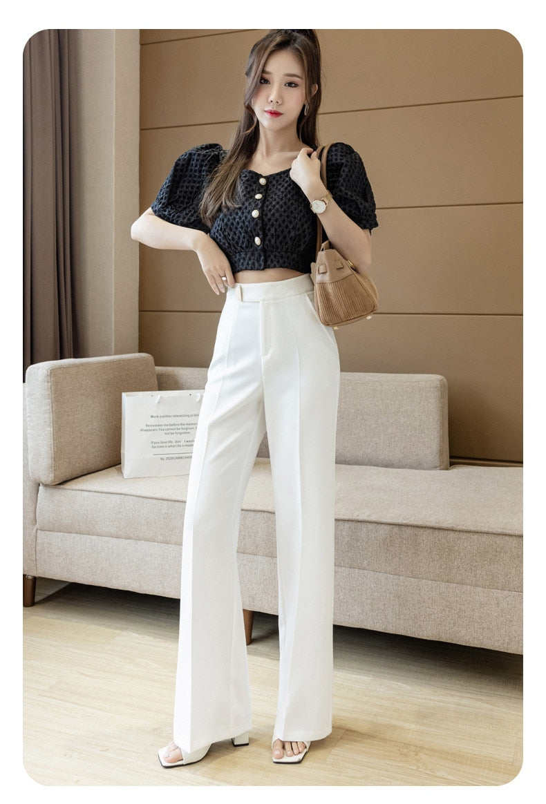 Chiffon Office Pants