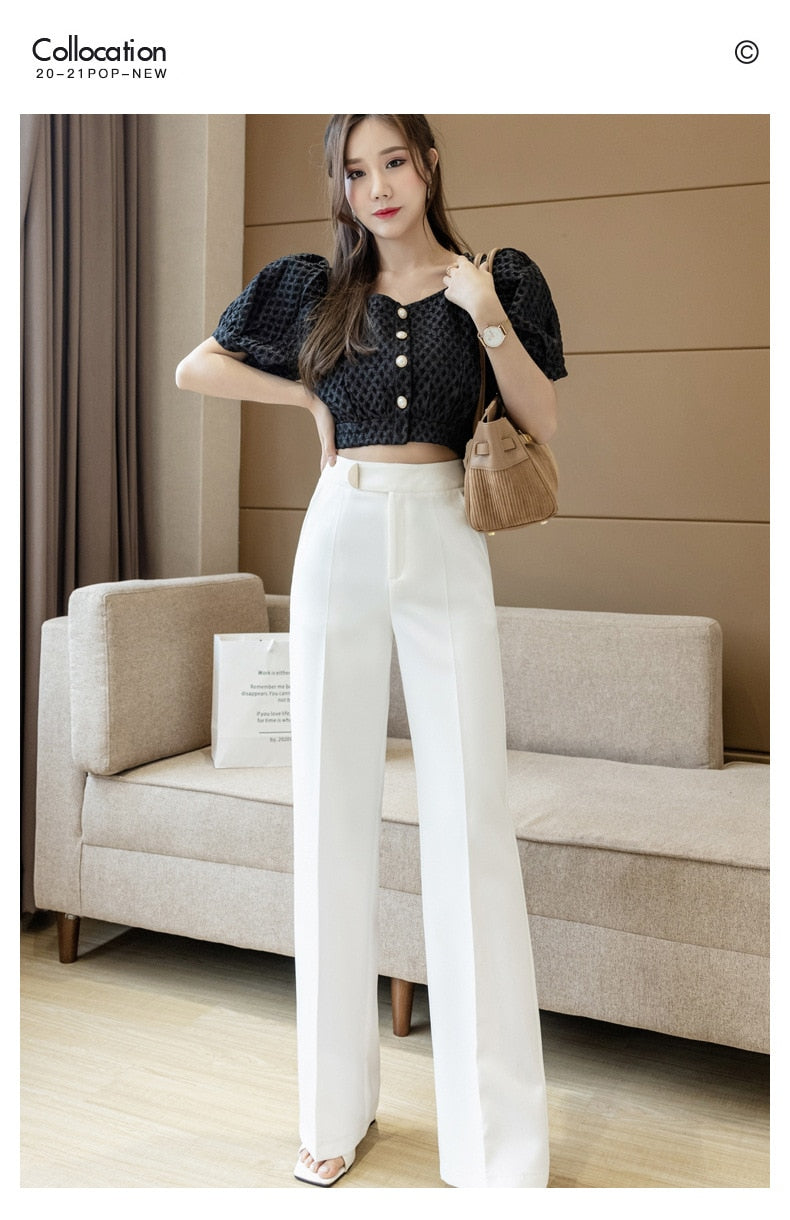 Chiffon Office Pants