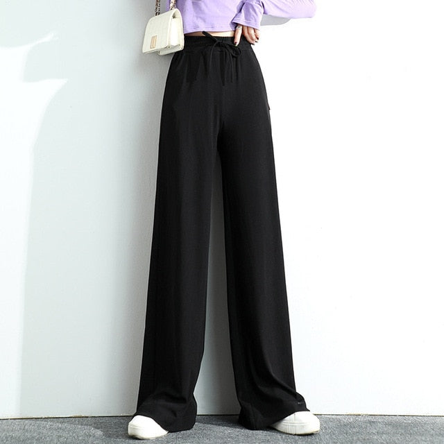 Elastic Waist Classic Pants