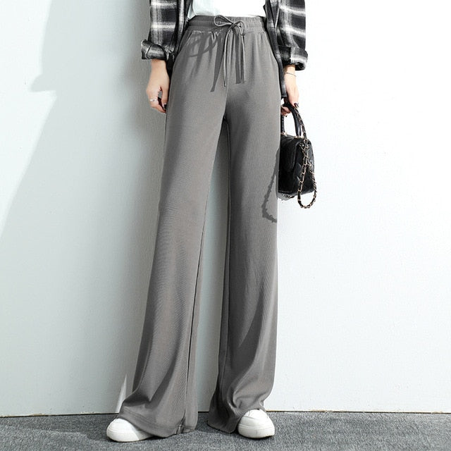 Elastic Waist Classic Pants