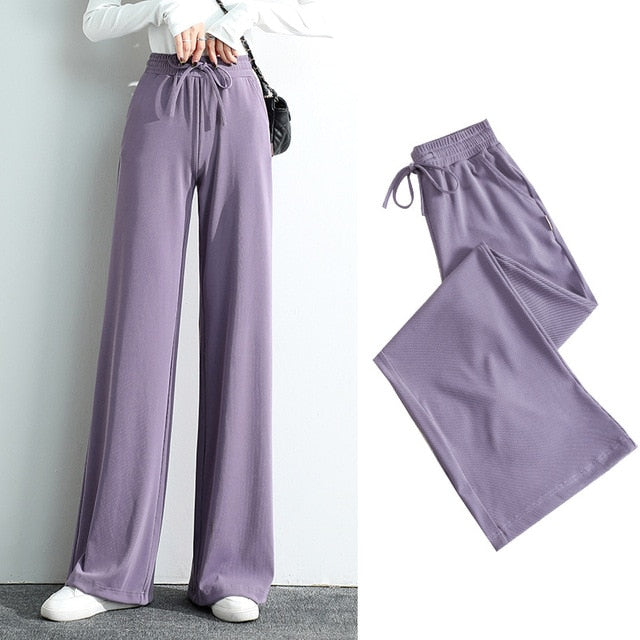 Elastic Waist Classic Pants