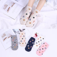 Fashion Cartoon Character Short Socks