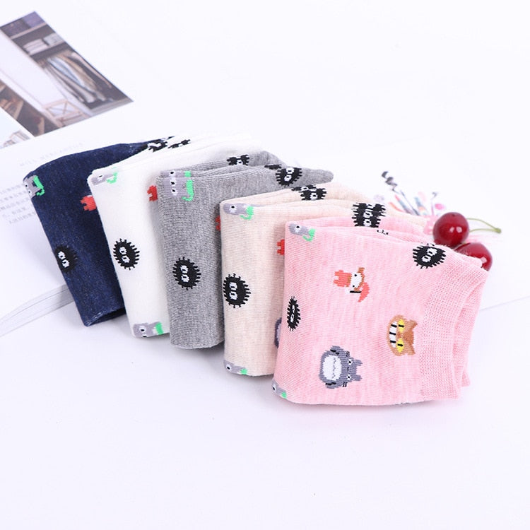 Fashion Cartoon Character Short Socks