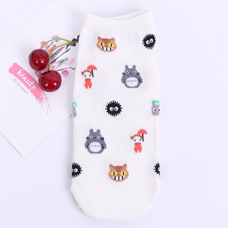 Fashion Cartoon Character Short Socks