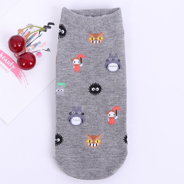 Fashion Cartoon Character Short Socks