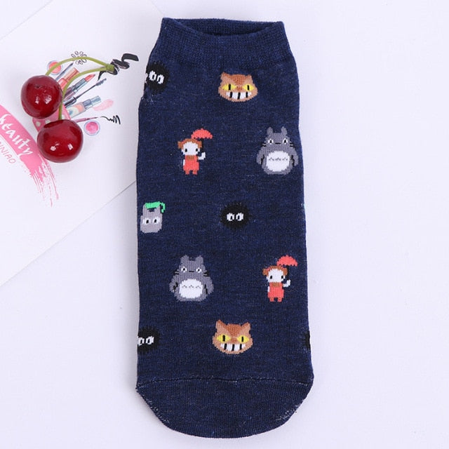 Fashion Cartoon Character Short Socks