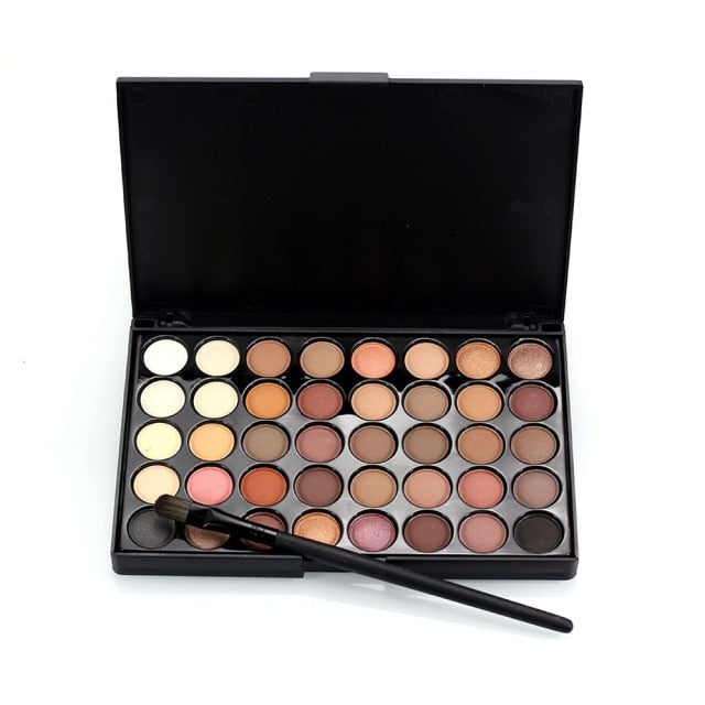 40 Color Pigmented Eye Shadow Palette