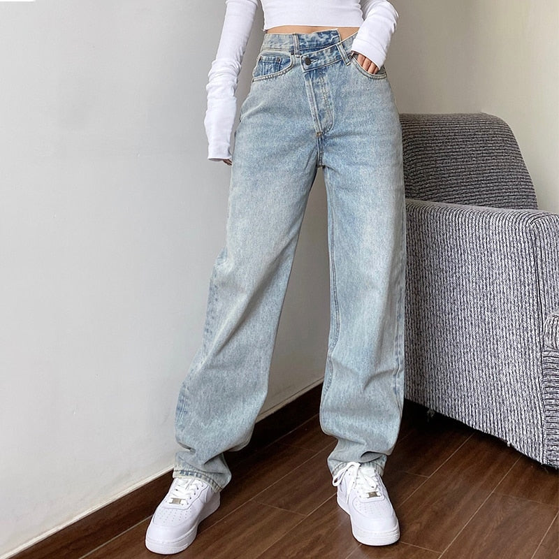 Casual Loose Straight Jeans