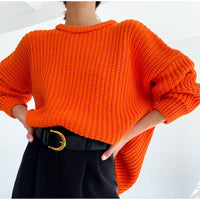 O-Neck Knitted Sweater