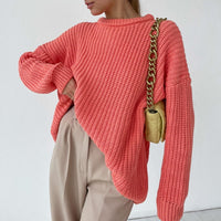 O-Neck Knitted Sweater