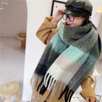 Solid Colour Scarf with Tassel