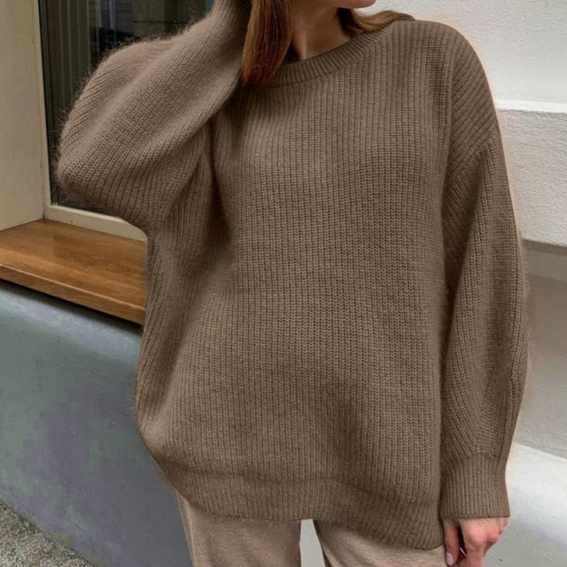 O-Neck Knitted Sweater