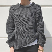 O-Neck Knitted Sweater