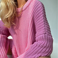 O-Neck Knitted Sweater