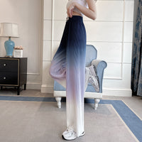 Gradient Color Wide Leg Pants