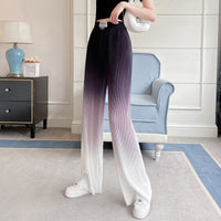 Gradient Color Wide Leg Pants