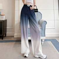 Gradient Color Wide Leg Pants