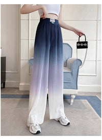 Gradient Color Wide Leg Pants