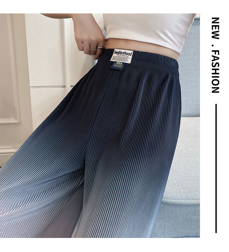 Gradient Color Wide Leg Pants