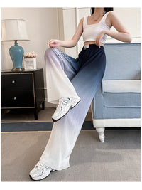 Gradient Color Wide Leg Pants