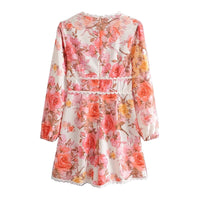 Summer Boho Style Floral Print Playsuit