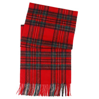 Plaid Wool Scarf