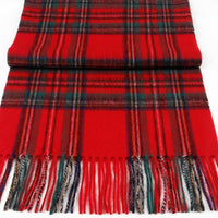 Plaid Wool Scarf