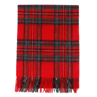 Plaid Wool Scarf