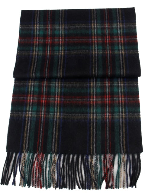 Plaid Wool Scarf