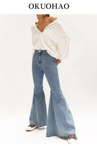 Stretch Flared Jeans