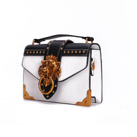 Fashionable Metal Lion Head Handbag