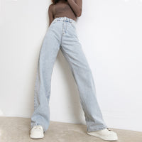 High Waist Boyfriend Jeans