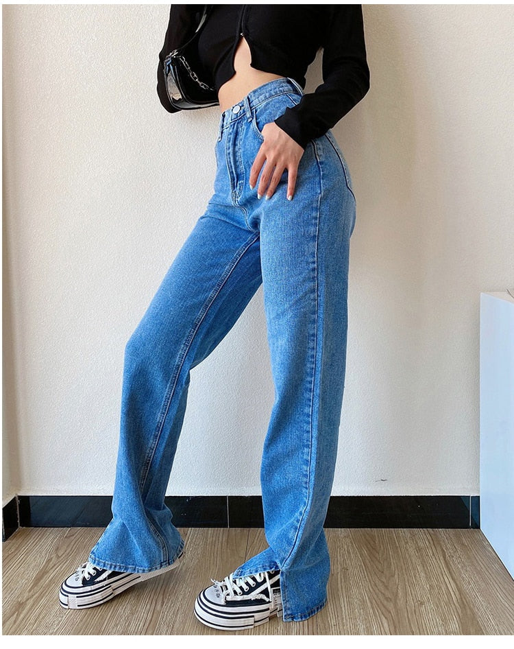 Straight Leg Loose Jeans