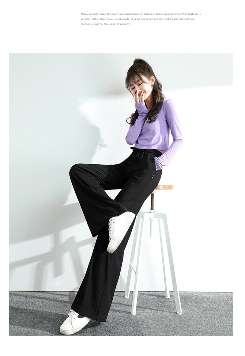 Elastic Waist Classic Pants