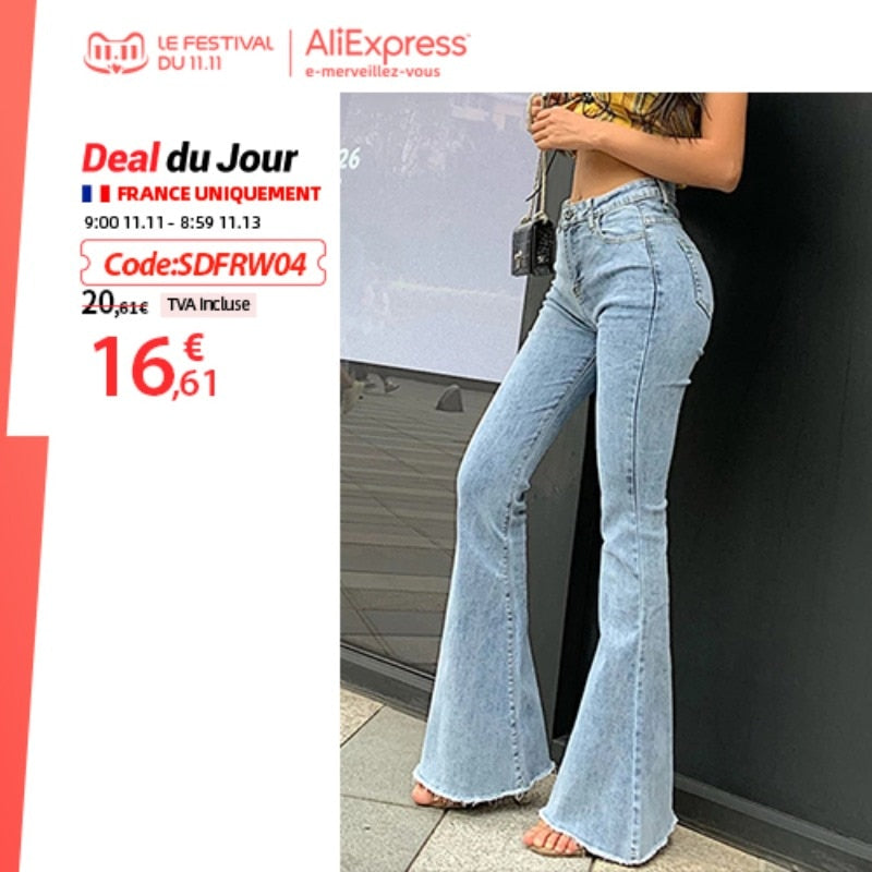 Plus Size High Waist Jeans