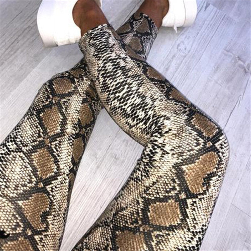 Snake Printed Leggings