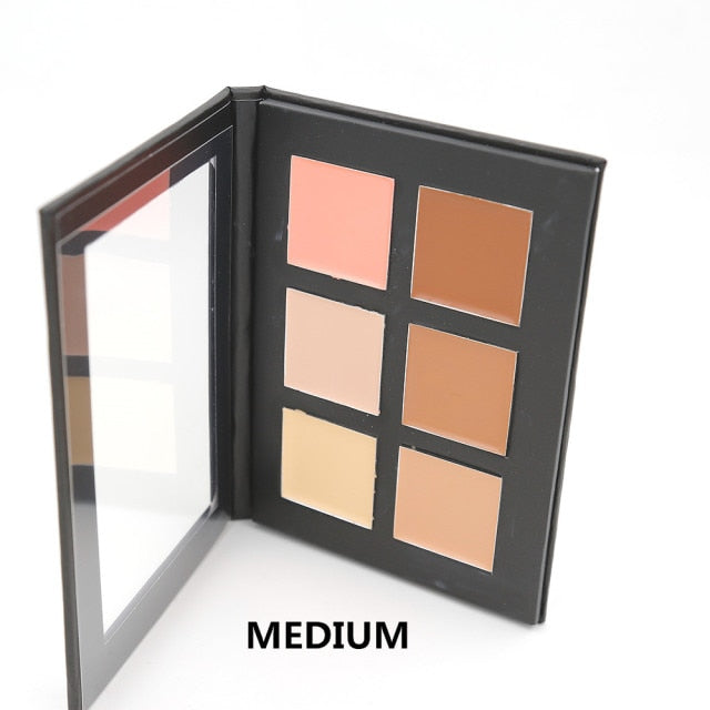 6 Colors Contour & Concealer Palette