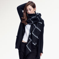 Plaid Soft Winter Scarf