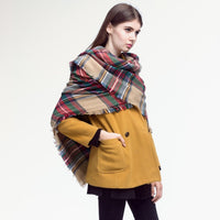 Plaid Soft Winter Scarf