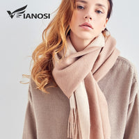 Plain Tassel Wool Scarf